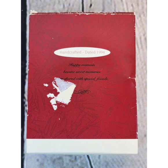 Hallmark Keepsake Christmas Ornament Vtg 1994 Friendship Sundae Hershey Syrup - Picture 4 of 6